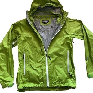 Patagonia H2NO torrentshell waterproof shell hooded jacket green size me…